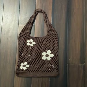crochet tote bag